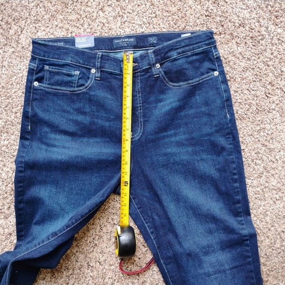 Lucky Brand High Rise Flare Jeans Size 14 Dark Wash Denim NWT - Picture 5 of 5